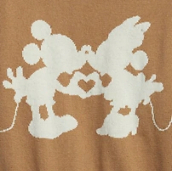 NWT Gap Kids Girls Disney Minnie and Mickey Mouse Sweater - Picture 3 of 3